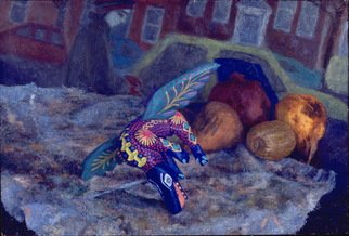 Sofia Wyshkind: 'Dragon', 1995 Oil Painting, Still Life. 
