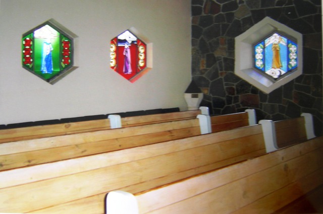 Sonya Zero  'Church Window Project', created in 2002, Original Glass Stained.