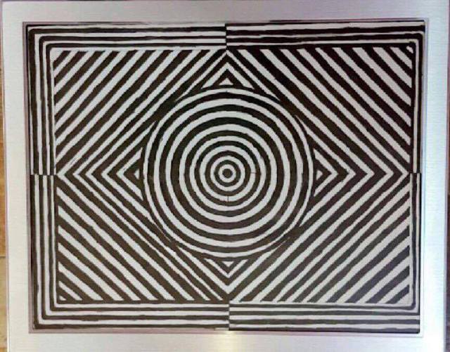 Taha Alhashim  'Optical Illusion', created in 2009, Original Drawing Pencil.