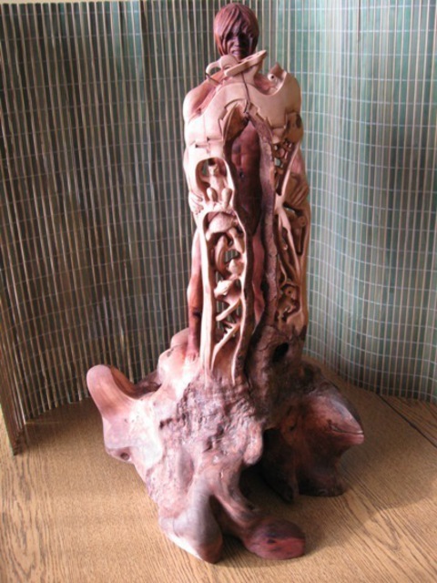 Artist Tosic Aleksandar. 'Darvil' Artwork Image, Created in 2011, Original Sculpture Wood. #art #artist
