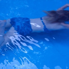 Tamarra Richards: 'blue forum femme swims', 2017 Color Photograph, People. Artist Description: BLUE, FEMALE, SWIMMING, POOL, SUMMER, PHOTOGRAPHY, PHOTOGRAPH, WET, WATER, LEISURE, REFRESHING, SPORT, GIRL, YOUTH, YOUNG, COLOR, COLOR PHOTOGRAPHY, PEOPLE, HUMAN, BODY, SWIMSUIT, ...