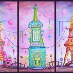 Towers Triptych By Viktoria Zhornik