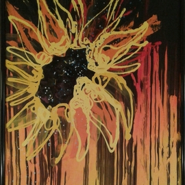 Tatsiana Yukhno: 'sunflower', 2018 Acrylic Painting, Botanical. Artist Description: Original artwork ...