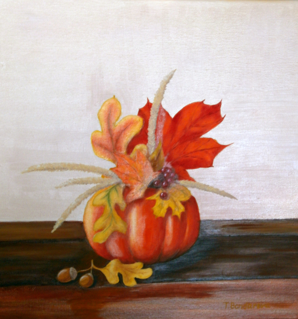 Tatyana Bondareva  'Autumn Still Life', created in 2012, Original Painting Other.