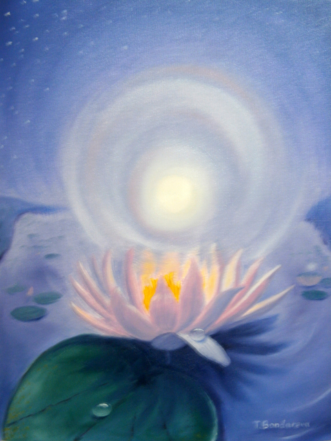 Tatyana Bondareva  'Water Lily Secret', created in 2013, Original Painting Other.