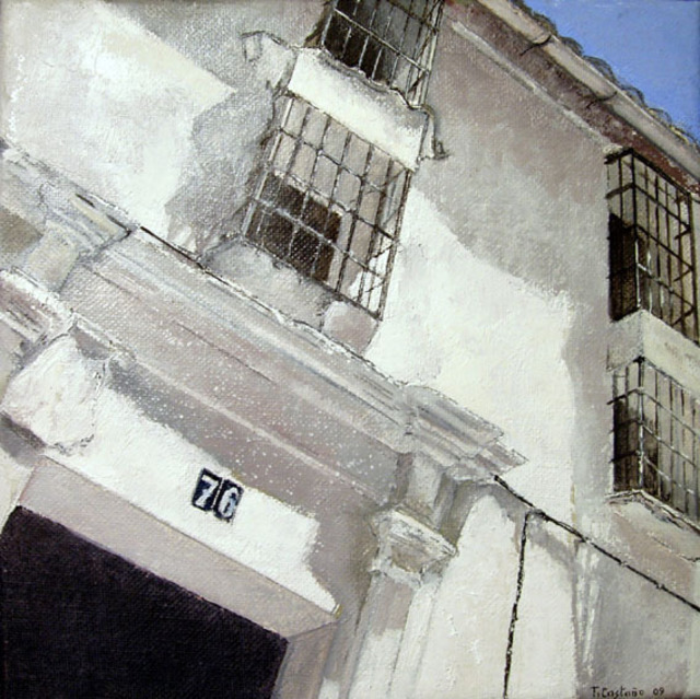 Tomas Castano  'Fachada Anadaluza', created in 2009, Original Painting Oil.