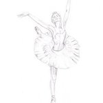 Pencil Drawing from Swan Lake ballet By Tracey Carmen