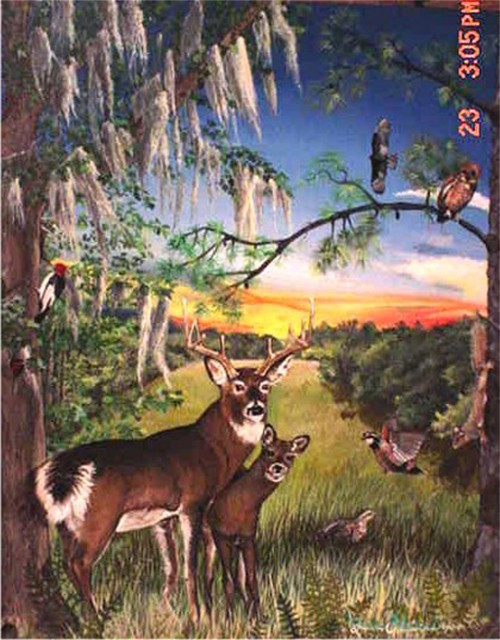 Terri Flowers  'Wildlife Winner 2004', created in 2004, Original Painting Other.