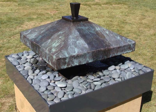 Ted Schaal  'Balance Fountain', created in 2009, Original Mixed Media.