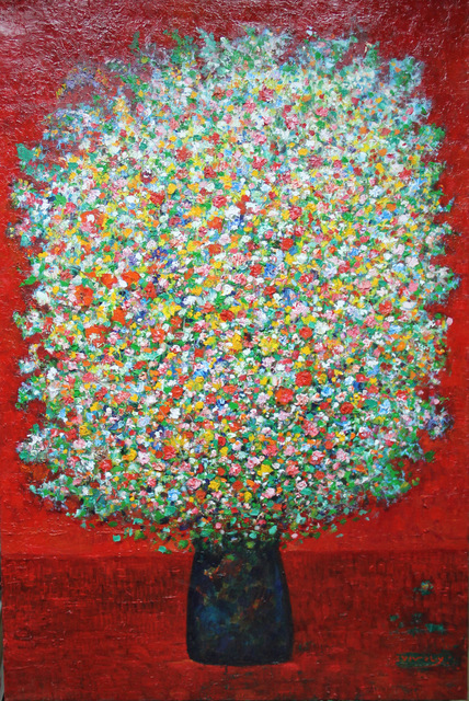 Temo Svirely  'Bouquet', created in 2013, Original Painting Oil.