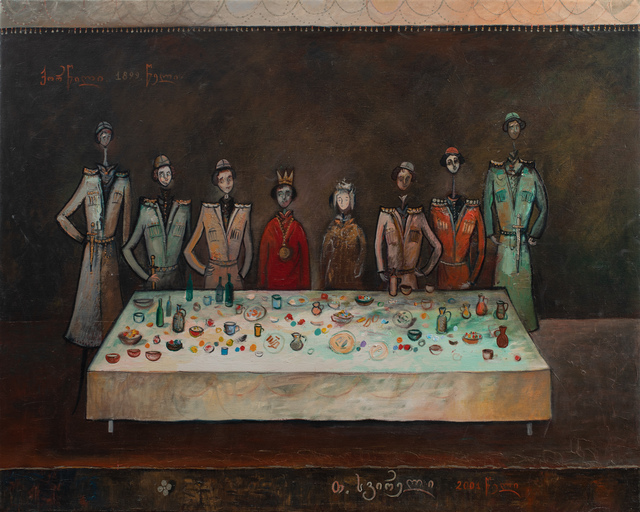 Temo Svirely  'Wedding', created in 2001, Original Painting Oil.