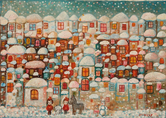 Temo Svirely  'Winter', created in 2013, Original Painting Oil.