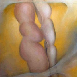 Jan Ten Broeke: 'ten s art 2004-1-12', 2004 Oil Painting, Fantasy. 