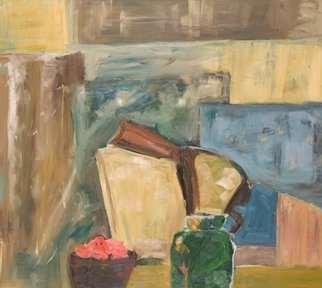 Teresa Kwiatkowska: 'Composition 1', 2007 Oil Painting, Abstract Figurative. 