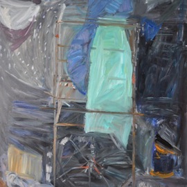 Teresa Kwiatkowska: 'Composition 2', 2008 Oil Painting, Abstract Figurative. 