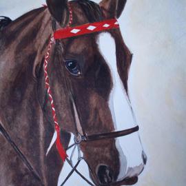 Horse Portrait By Teresa Peterson