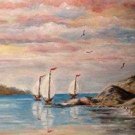 sailboats By Teri Paquette