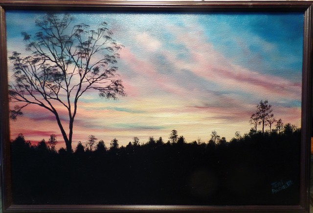 Teri Paquette  'Sunset To Remember', created in 2020, Original Watercolor.
