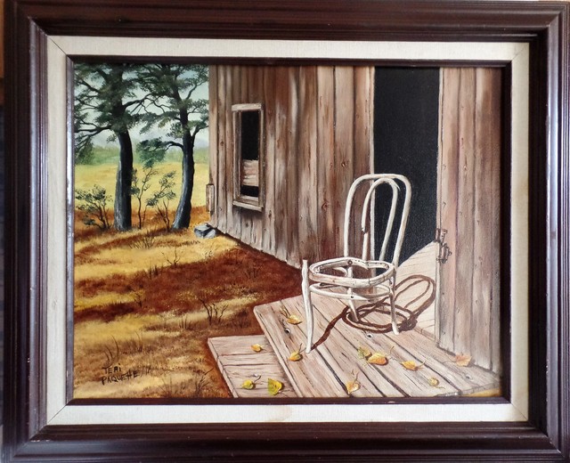 Teri Paquette  'The Lonely Chair', created in 2020, Original Watercolor.