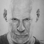 Bruce Willis By Adam Burgess