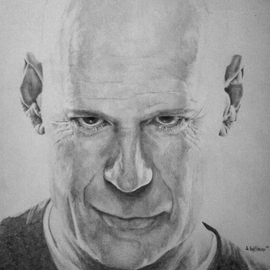 Bruce Willis By Adam Burgess