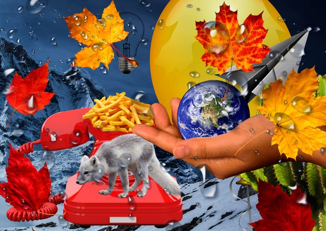 Otis Porritt  'Crazy Dreaming', created in 2021, Original Collage.