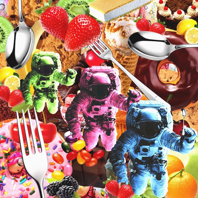 Otis Porritt  'Food For Thought 2', created in 2021, Original Collage.