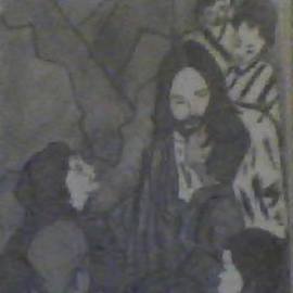 jesus christ little children  By Themis Koutras