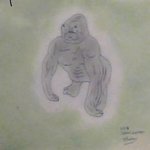 premitive ape By Themis Koutras