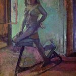 Figure in Dinning Room By Timothy King