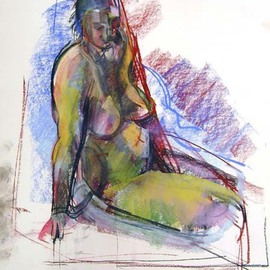 Martha Nude Leaning on Arm By Timothy King
