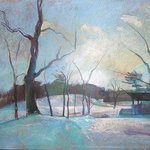 Wing Park Band Shell In Winter, Timothy King