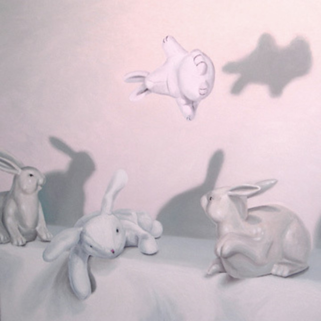 Artist Tim Murphy. 'Et Tu Bunny' Artwork Image, Created in 2006, Original Painting Oil. #art #artist