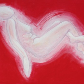Leaning Nude By Tiziana Fejzullaj