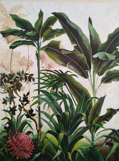 Krisztina T.Molnár  'Tropical', created in 2019, Original Painting Acrylic.
