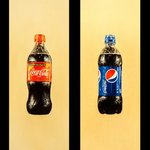 Coke Versus Pepsi Diptych By Todd Mosley