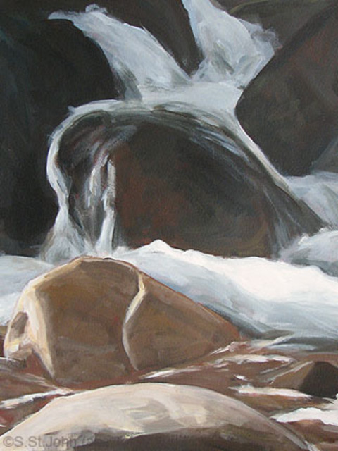 Artist S Tofu. 'Late Afternoon Light, Yosemite' Artwork Image, Created in 2007, Original Mixed Media. #art #artist