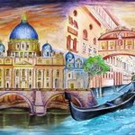Vatican And Grand Canal, Miriam Besa