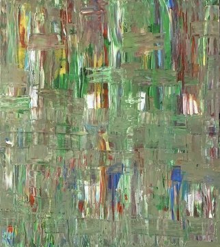 Paulo Medina: 'intitulado verde', 2019 Acrylic Painting, Abstract. A garden of colors...