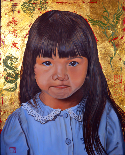 Artist Thu Nguyen. 'Determination' Artwork Image, Created in 2019, Original Painting Oil. #art #artist