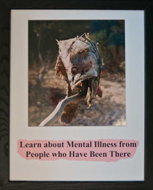 Artist George Transcender. 'Mental Health Awareness 1' Artwork Image, Created in 2009, Original Mixed Media. #art #artist