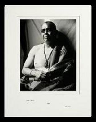 George Transcender: 'yaqui apache', 2002 Black and White Photograph, Activism.  text yaqui- apacheyaqui- apache elder pipekeeper...