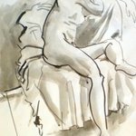Nude on the sofa By Antonio Trigo