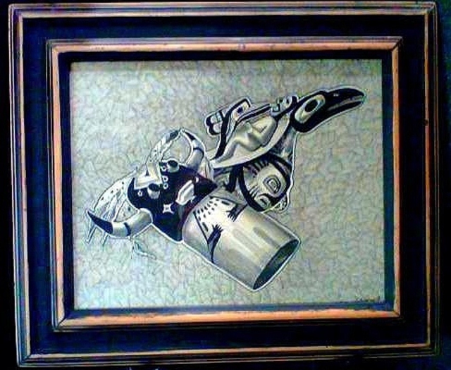 Artist Troy Whitethorne. 'Legends Of Shaman' Artwork Image, Created in 2011, Original Mixed Media. #art #artist