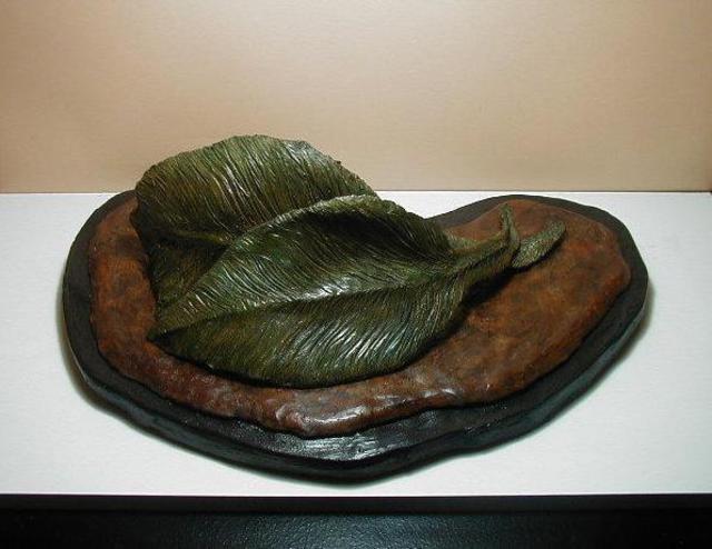 Terry Mollo  'Fallen Leaves', created in 2003, Original Ceramics Other.
