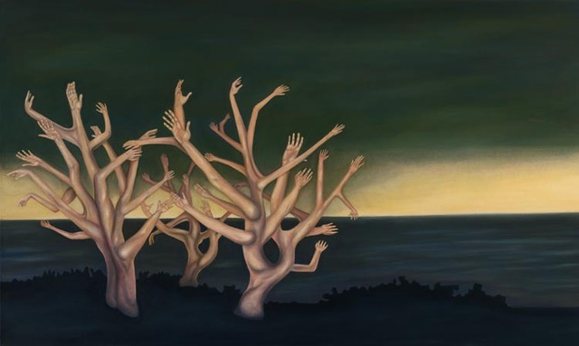 T. Smith  'Dark Winter', created in 2005, Original Painting Oil.