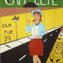 Thomas Mccabe: 'cafe lete', 2001 Acrylic Painting, Cuisine. Artist Description: A fictitious restaurant that I created. ...