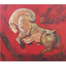 Tushar Jadhav Artwork ready for sex, 2016 Acrylic Painting, Animals
