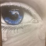 blue eyes crying By Tyrone Webber