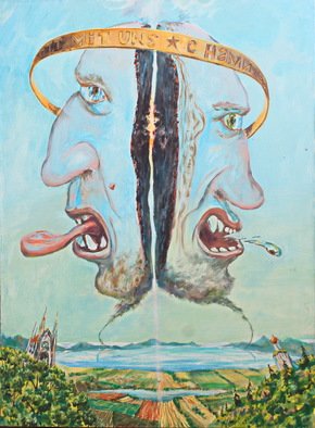 Leo Karnaukhov: 'casus belli', 2017 Other, Surrealism. Yanus...